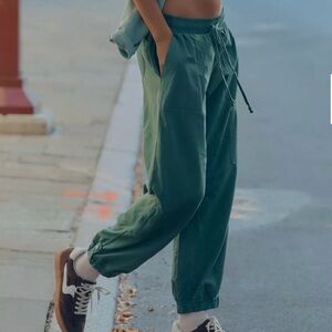 Anthropologie Daily Practice Killington Moss Green Jogger Pants